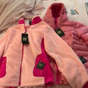 NWOT TWO champion brand hoodie & puffer jacket